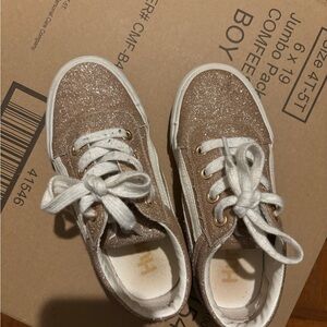 Hurley Glittery Gold Kids Sneakers